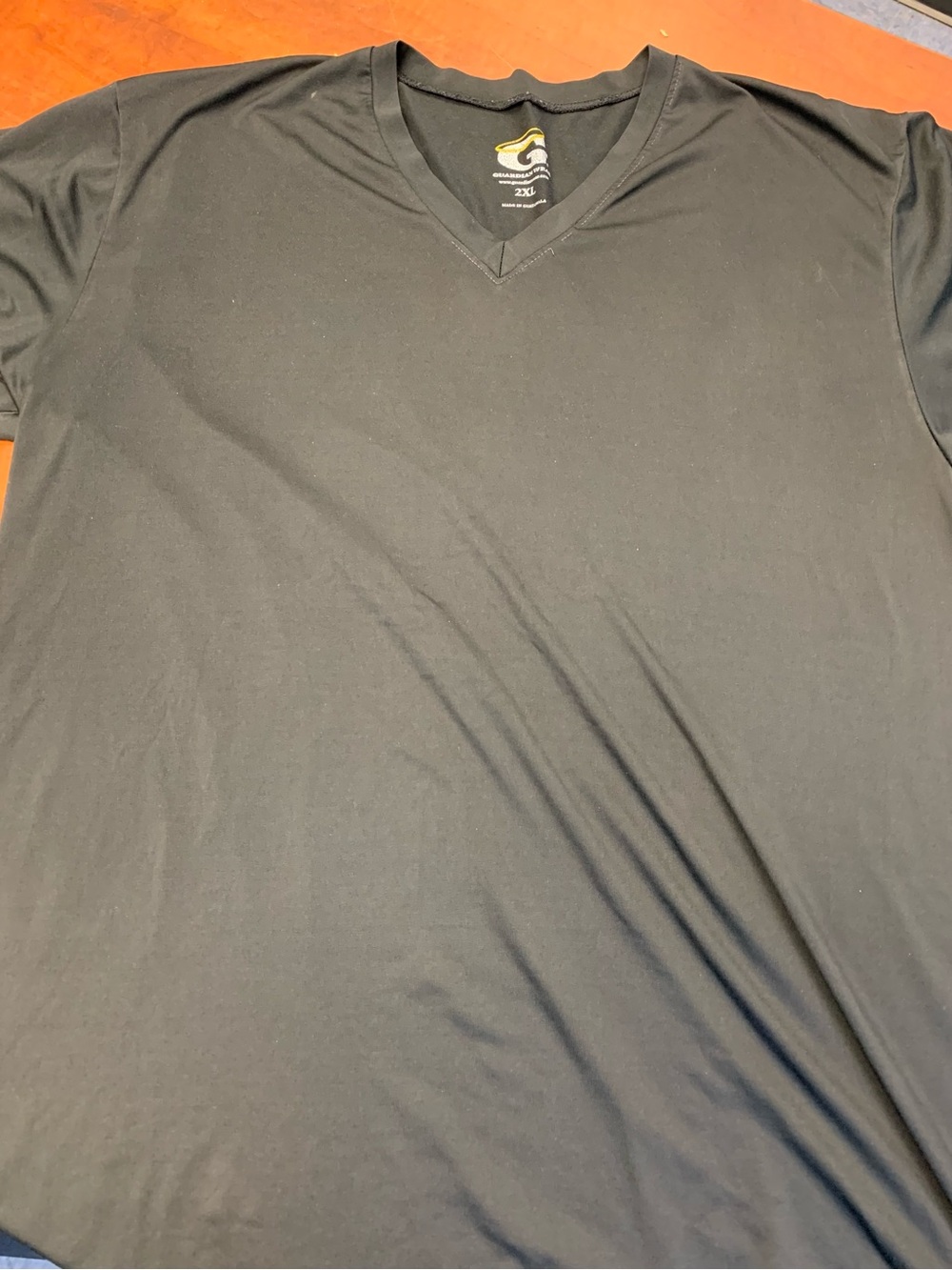 Men's Black Tactical Guardian V-Neck Short Sleeve Shirt